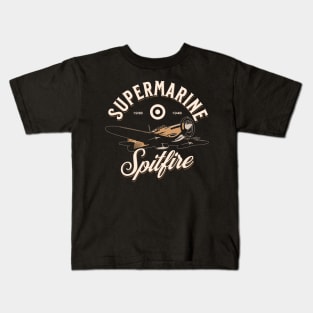 Spitfire - Supermarine | WW2 Plane Kids T-Shirt
